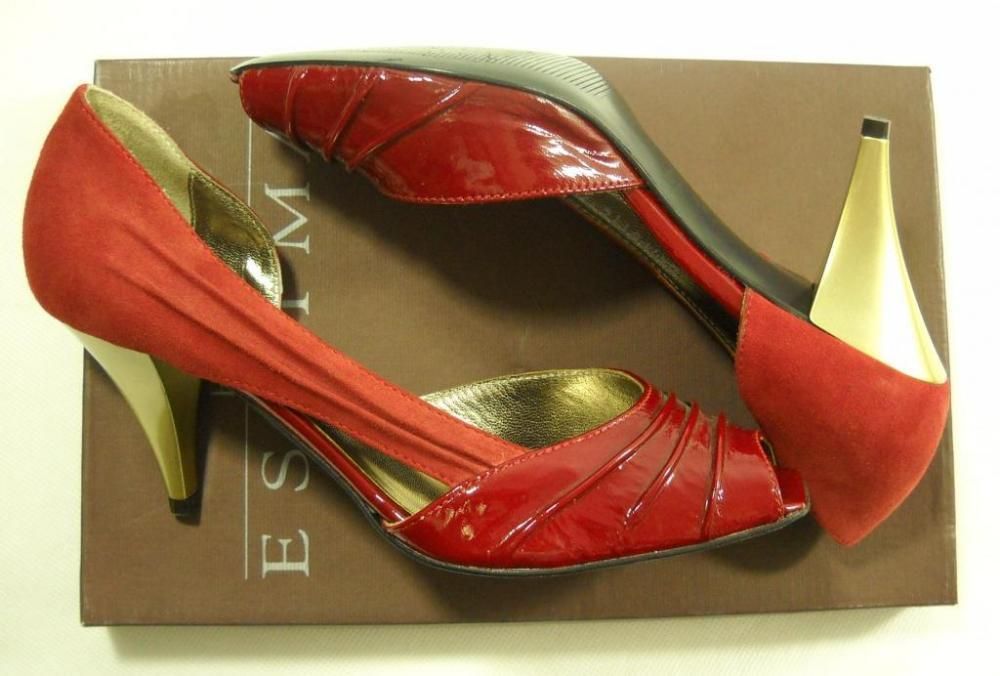 Buty szpilki czerwone Ryłko nr 37 Nowe Okazja