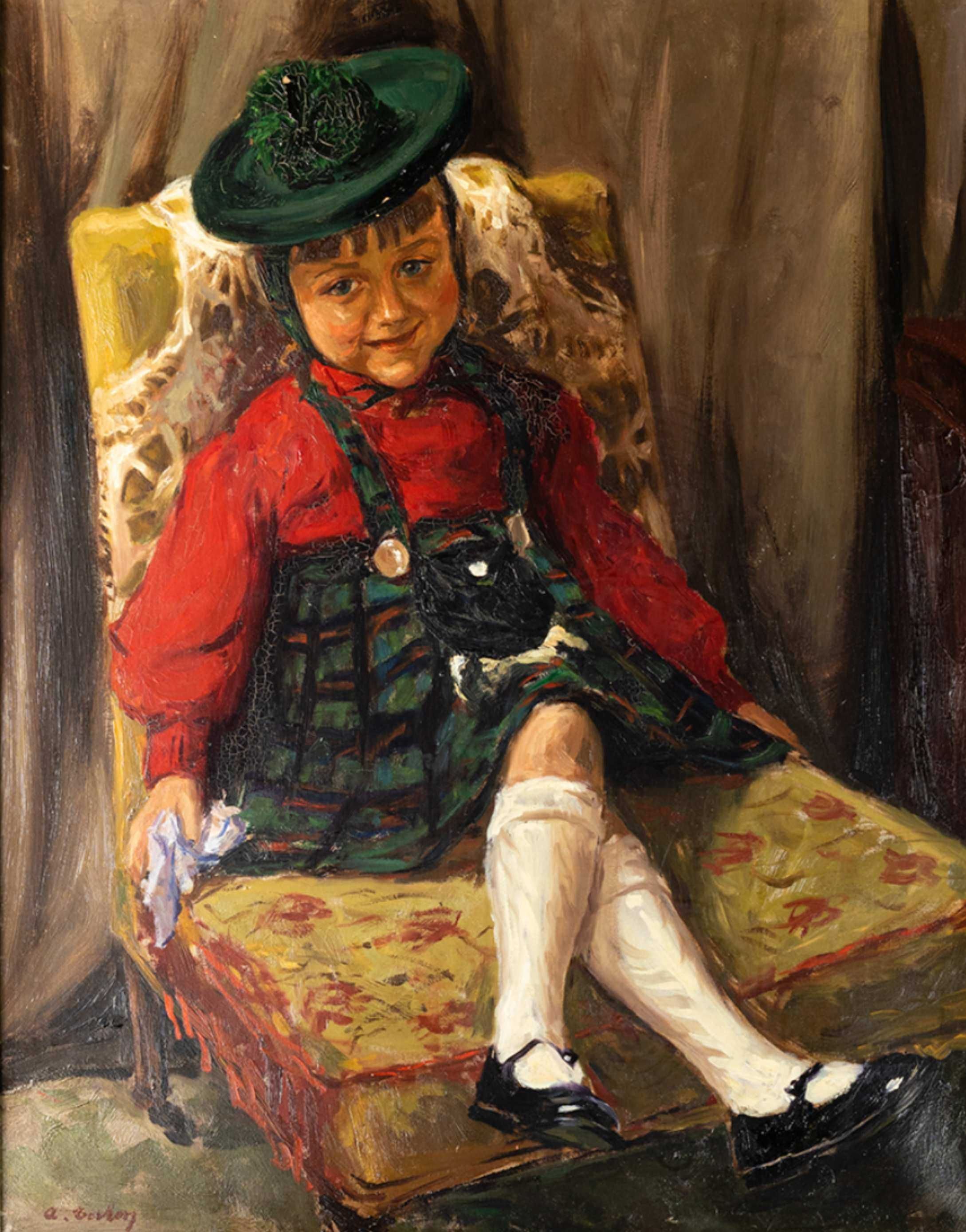 Pintura criança Wojciech Gerson Estilo Realismo | século XIX