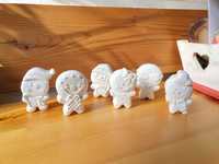 Ciasteczkowe ludziki pierniczki gipsowe do malowania