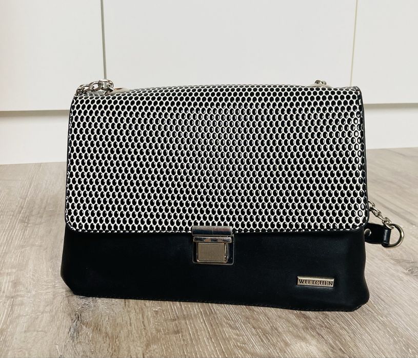 Torebka Wittchen Flap Bag Czarna stan bdb