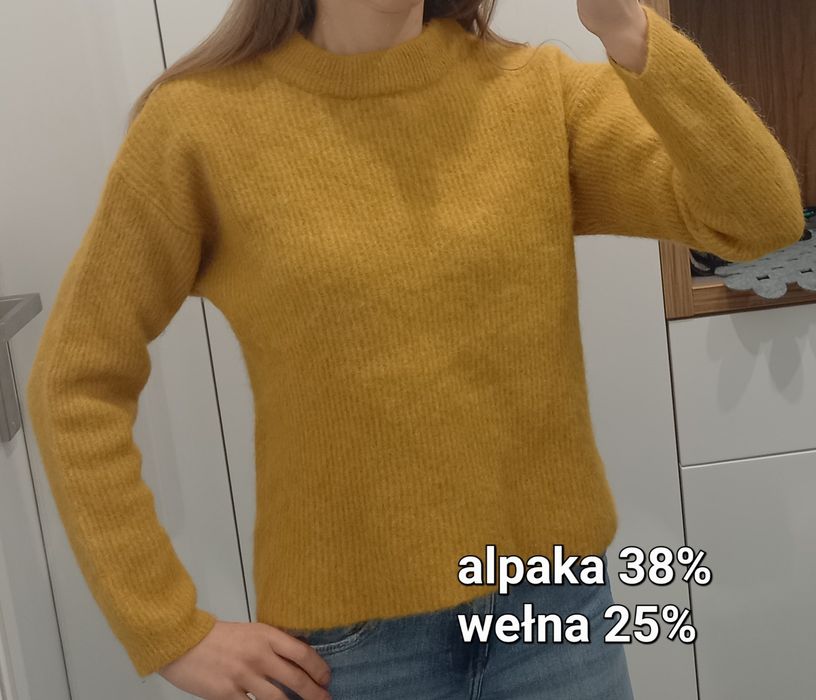 Sweter alpaka/wełna
