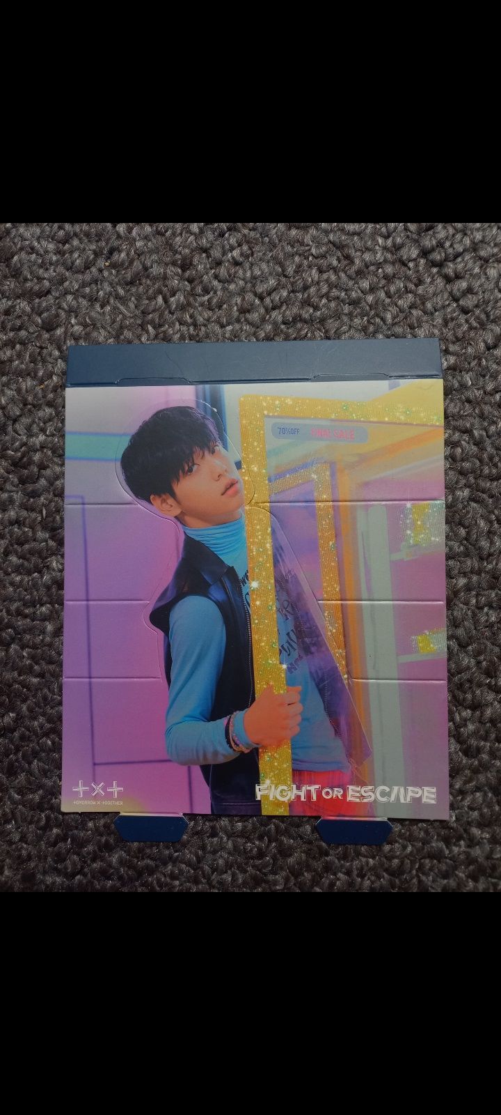 Soobin txt the chaos chapter fight or escape stand standee photocard c
