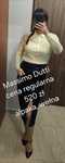 Żółty sweter Massimo Dutti alpaka wełna