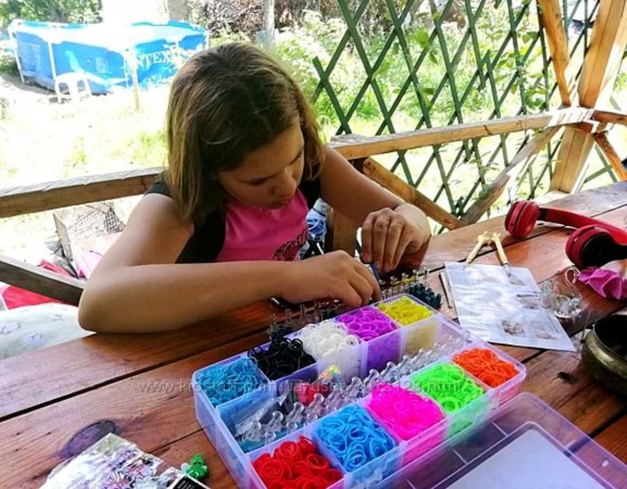 Резинки для плетения браслетов набор 5000 профессиональный