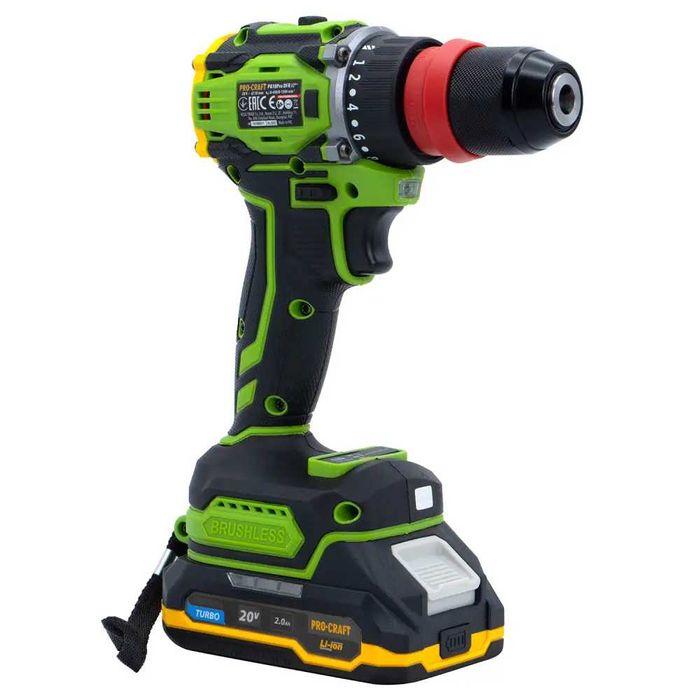 Шуруповерт Procraft PA18Pro DFR (з 1 АКБ 2Аг) Кейс