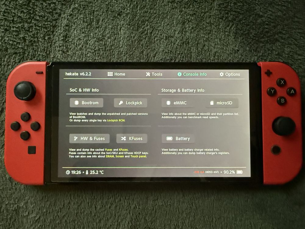 Nintendo Switch Oled Mod CFW 1 TB SD limitowana red