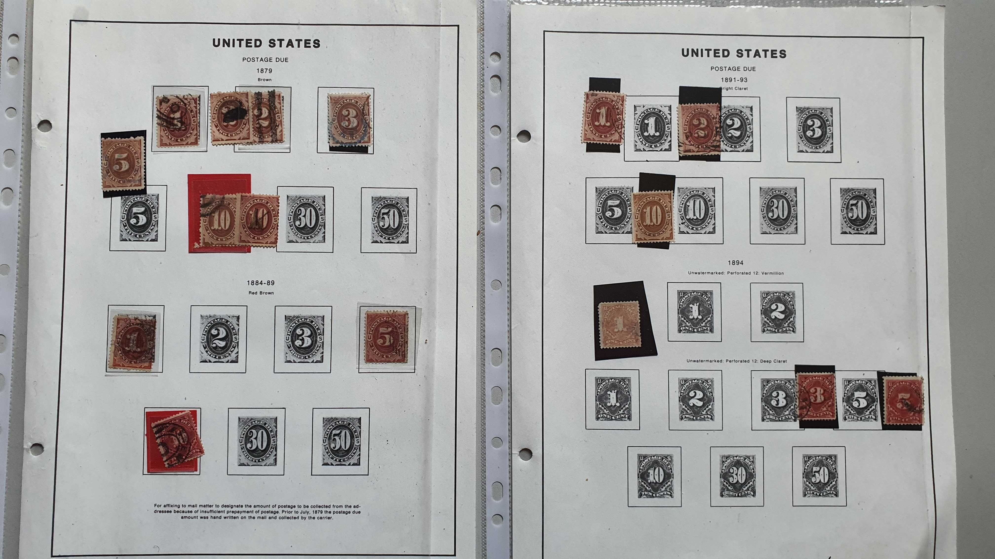 znaczki pocztowe - USA