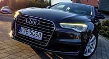 Audi A6 Bezwypadkowy, FULL Led, 190PS, Skóra z Alkantara 154tys. serwisowany.