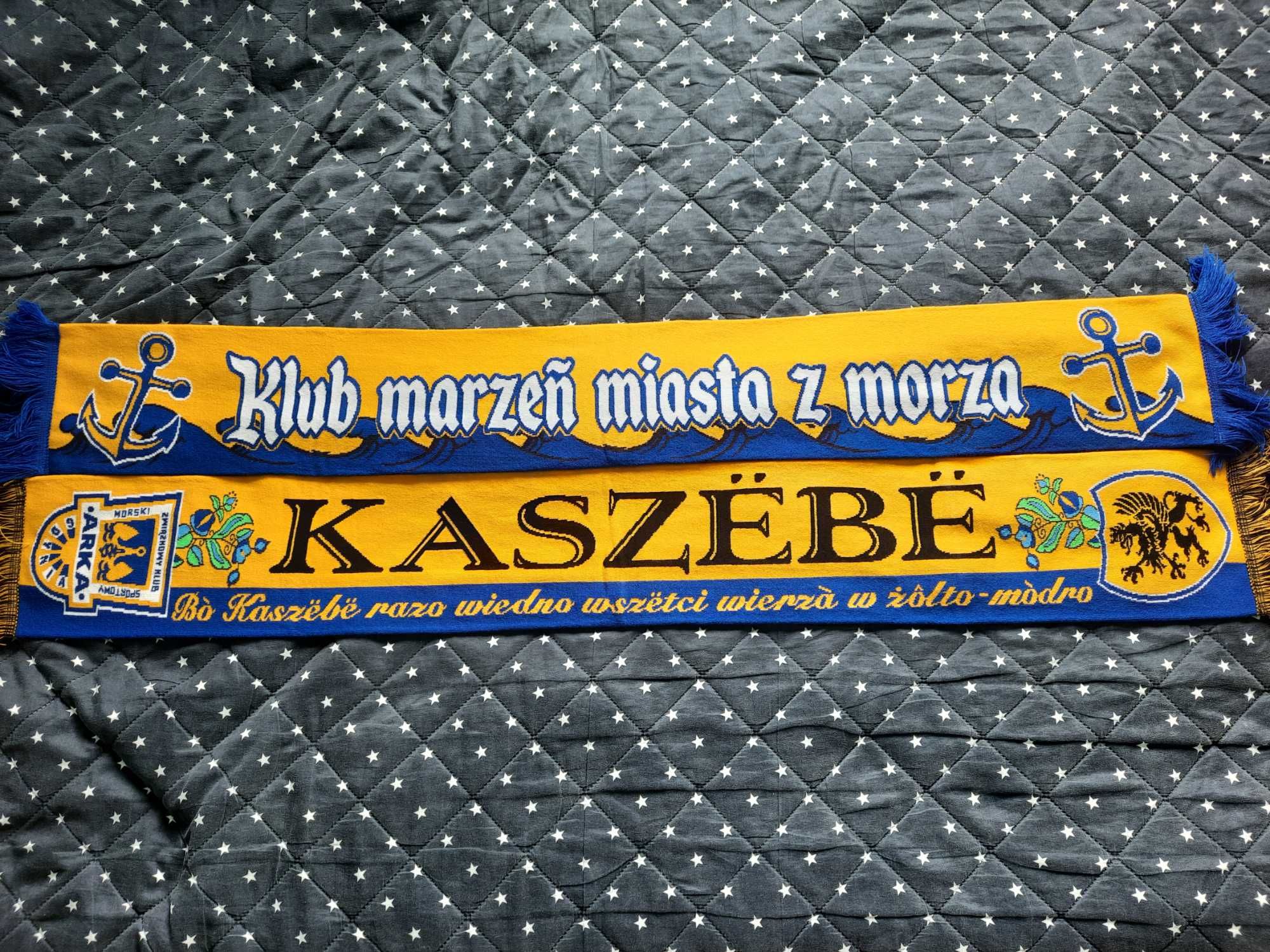 szal szalik Arka Gdynia Kaszebe Cracovia+ Lech+ Zagłębie+ Polonia+KSZO