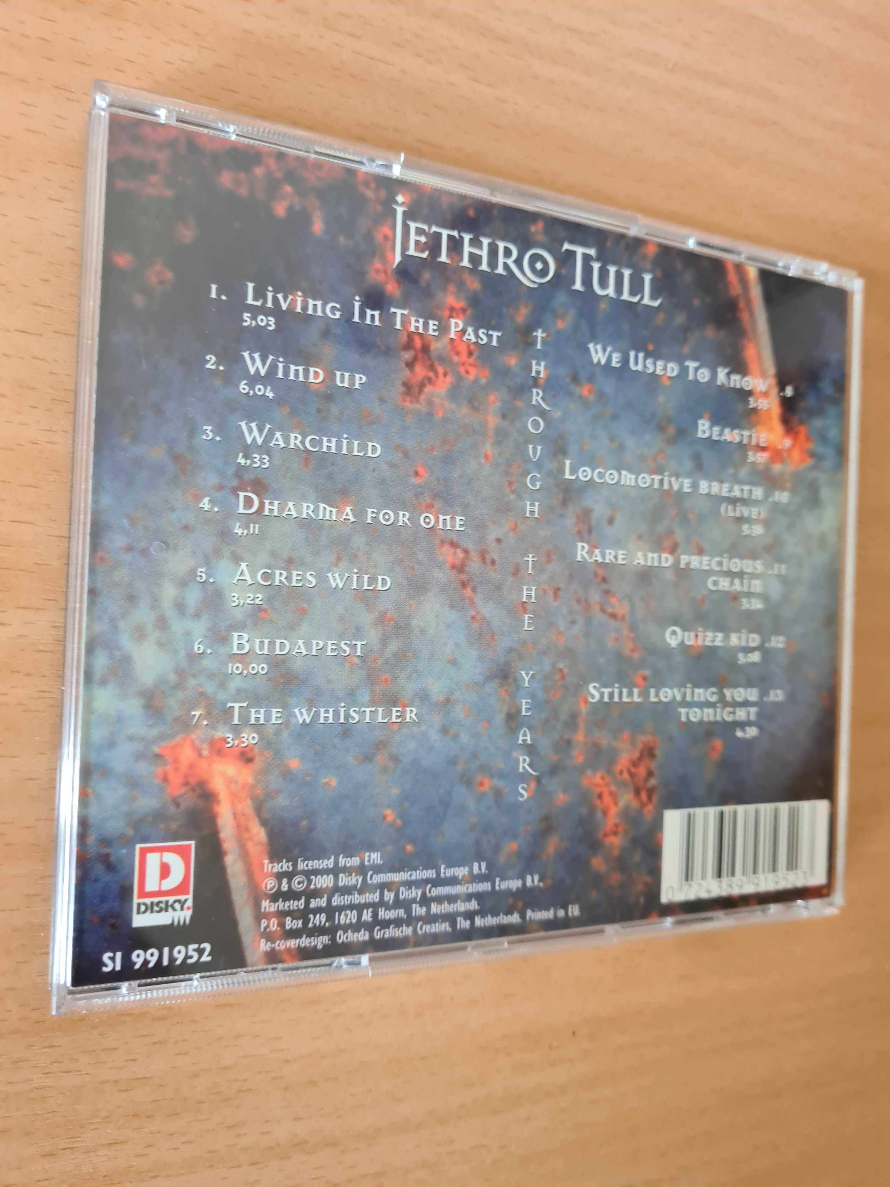 CD audio com o álbum "Through the Years" dos Jethro Tull
