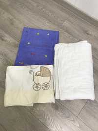 Комплект детского постельного белья, одеяло, простынь