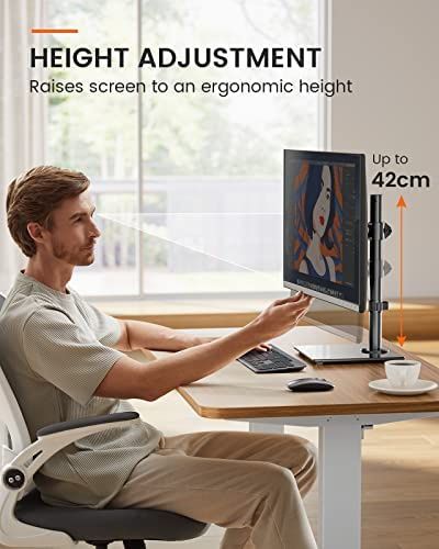 ErGear Podstawa monitora do 13"- 32" / 8KG z hartowanego szkła Konstru
