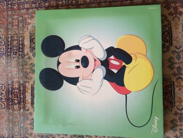 Quadro infantil ''rato Mickey''