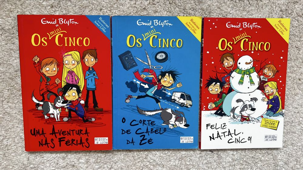 Livros “Os mini Cinco”