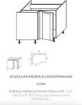 Sprzedan narożną szafkę z serii Olivia Soft KAM