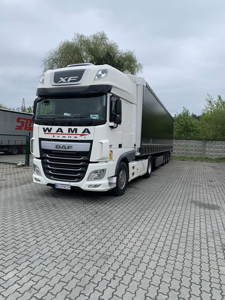 Продам фуру/фургон/тір/ тягач DAF XF 460 FT разом з причіпом WIELTON