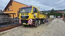 MAN TGA 18.320 z Palfinger E110 HDS SUPER Budowa Drewno