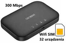 Alcatel MW70VK router Modem 4G LTE cat7 internet mobilny 300 Mbps sim