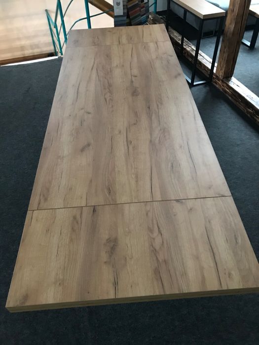 Stół 200x100 Loft Dąb Craft złoty