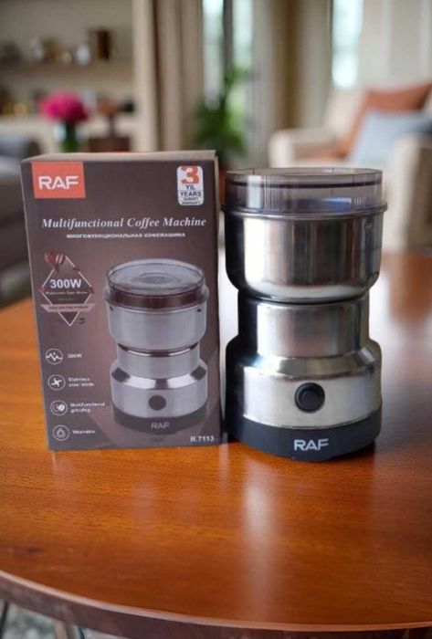 Кофемолка електрична ножева 300вт з нержавійки