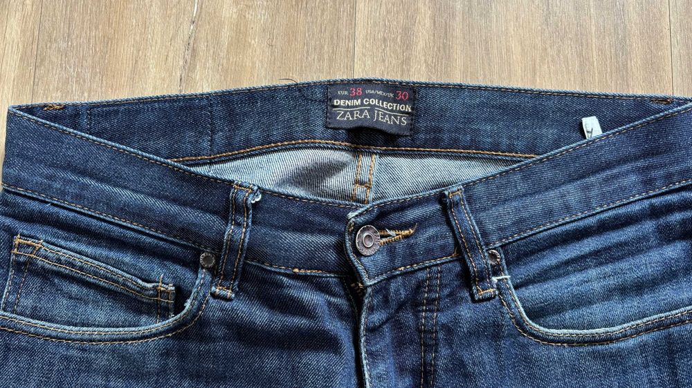 Spodnie ZARA Rozmiar 38 Granatowe