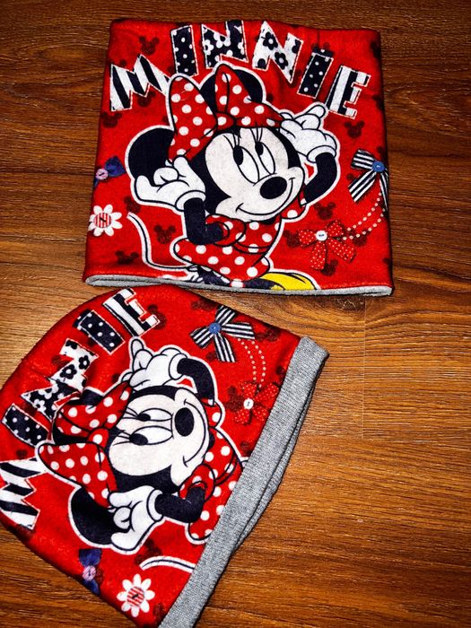 Тепла шапка + снуд (шарф) Minni Maude на 4-5 років