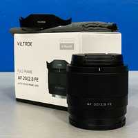Viltrox AF 20mm f/2.8 STM ASPH ED (Sony FE) - NOVA- 3 ANOS DE GARANTIA