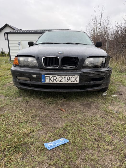 Bmw e46 b+g po kolizji z dzikiem