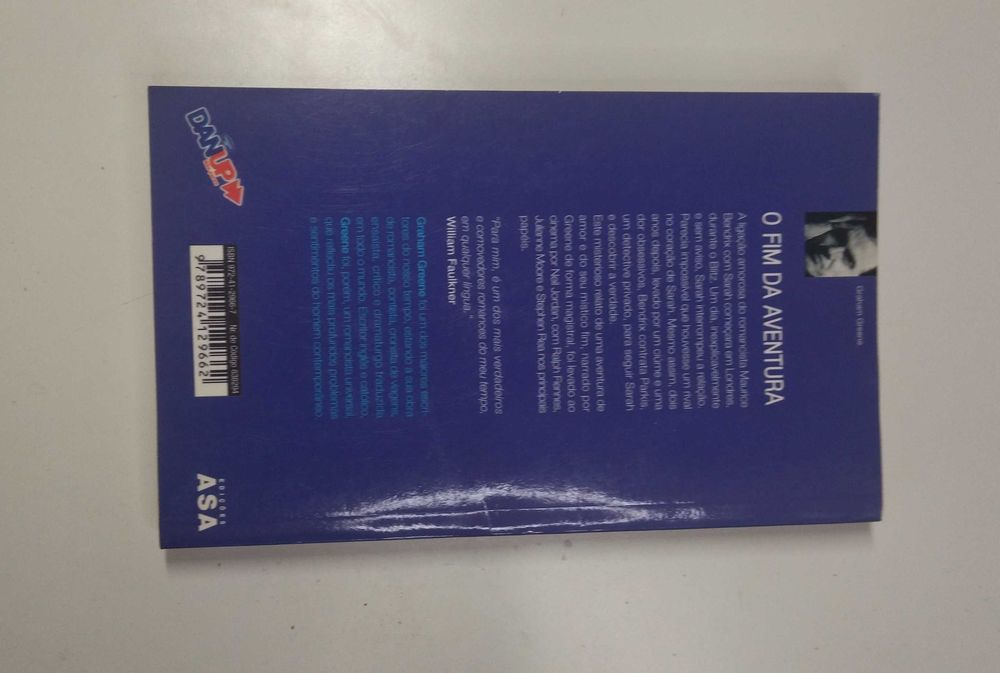 Livro - O Fim da Aventura de Graham Greene