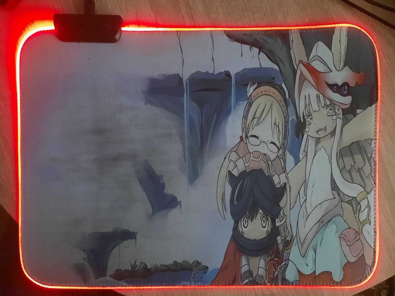 Made in Abyss Коврик для миші с RGB підсвіткою