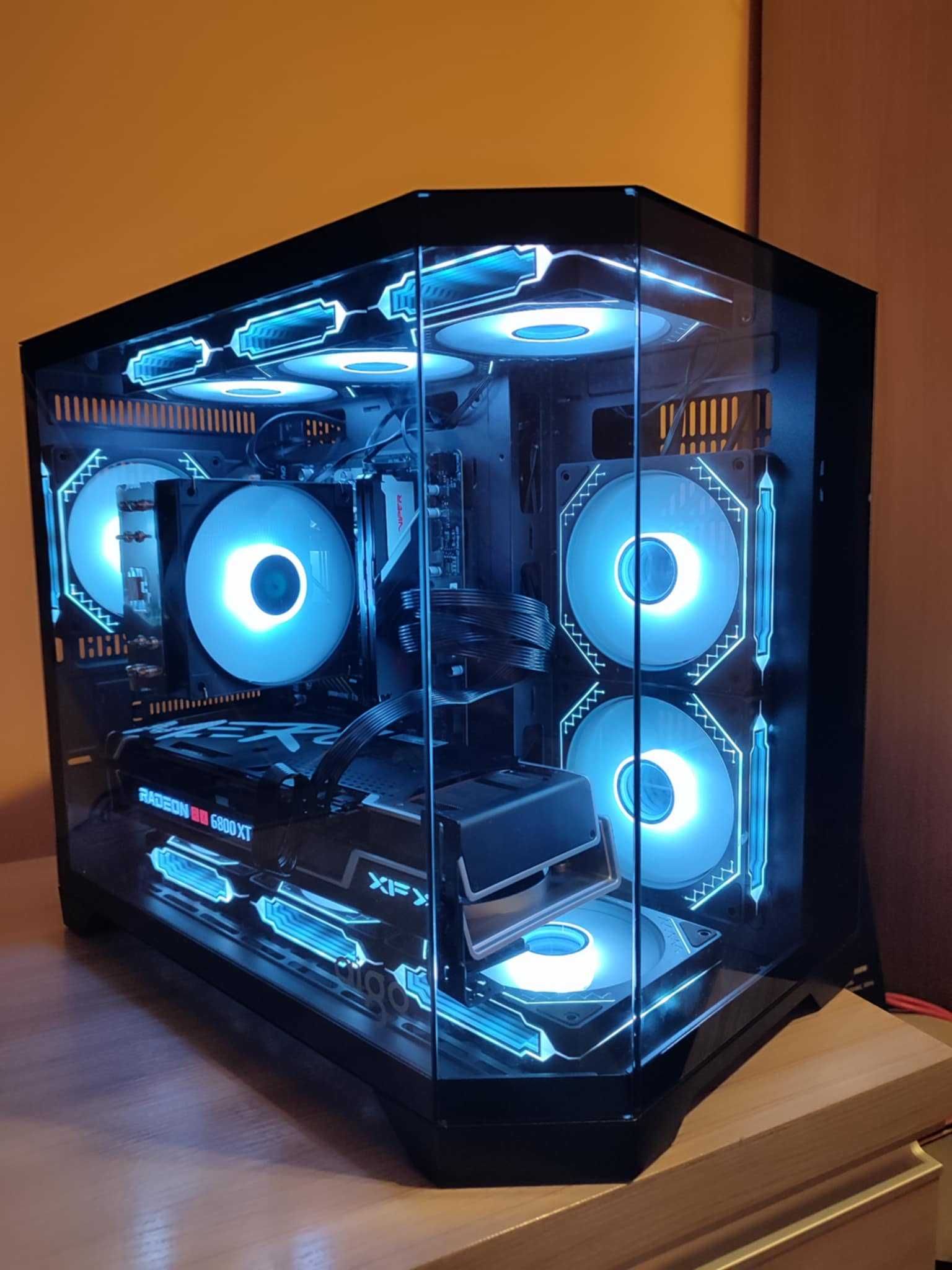 Komputer gamingowy Ryzen 7500f Rx 6800XT SSD 1TB 32GB RAM ARGB
