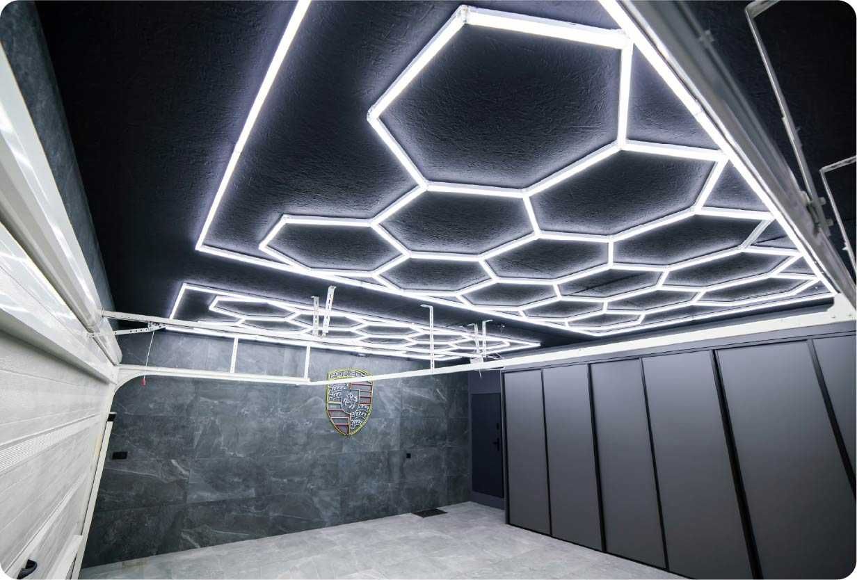 Lampa led HEXAGON plaster miodu oświetlenie różne WZORY SELLBEST.PL