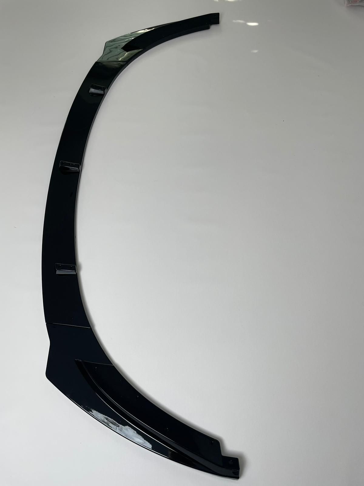 VW GOLF 5 GTI Splitter Dokładka Zderzaka Przedniego Czarny Połysk