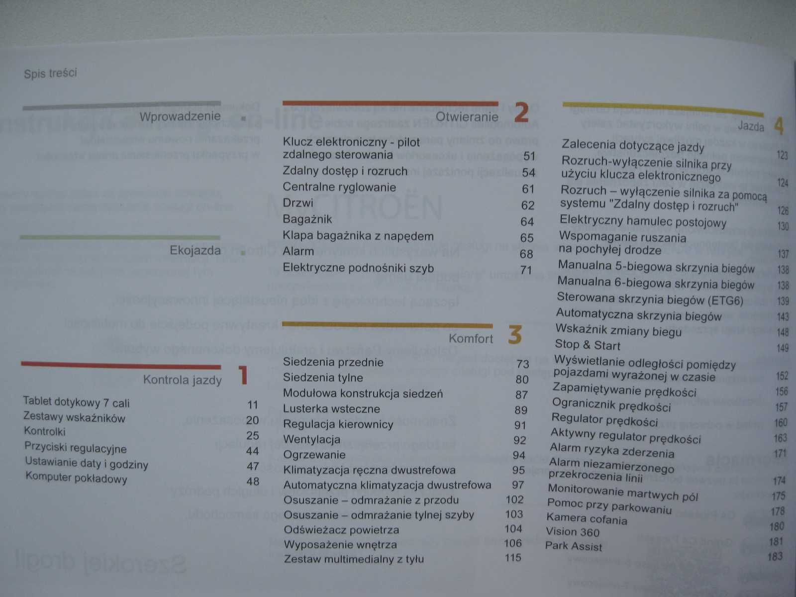 CITROEN C4 Picasso II 13- 18 książka obsługi PL kolorowa oryginał 2015