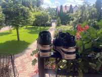 Buty na platformie czarne z GUESS