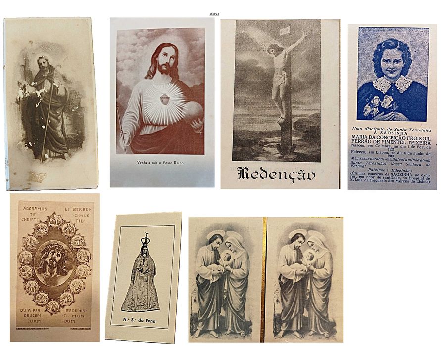 Arte Sacra – 51 Pagelas de Santos – Anos: De:1920 a 1949