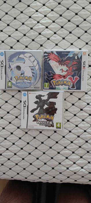 Jogos Pokémon DS (só caixa e manuais)