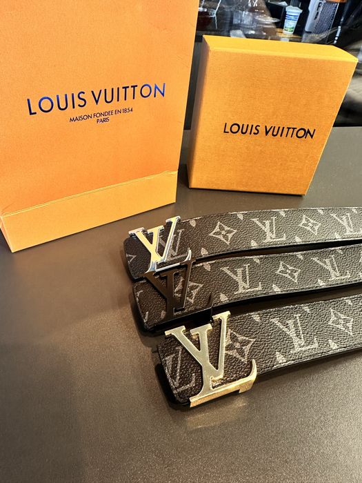 Ремінь Louis Vuitton Belt | Шкіряний ремінь LV | Пояс Луі Вітон