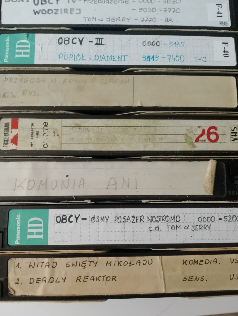 Sprzedam Kasety VHS