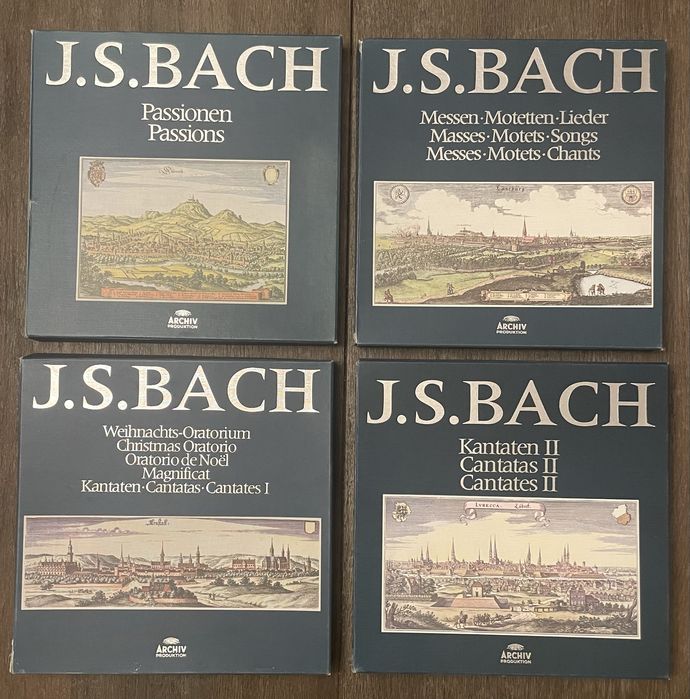 J. S. Bach - Pasje, Msze, Oratoria, Motety, Kantaty (37 winyli)