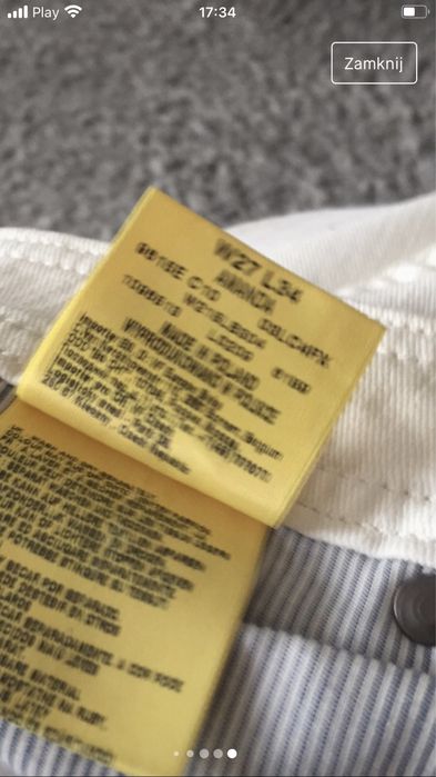 Białe Wrangle damskie r.S