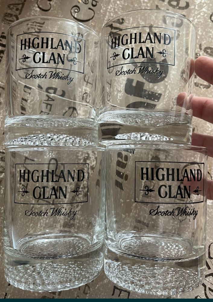 Vendo Conjunto De Copos De Whisky Highland Clan.