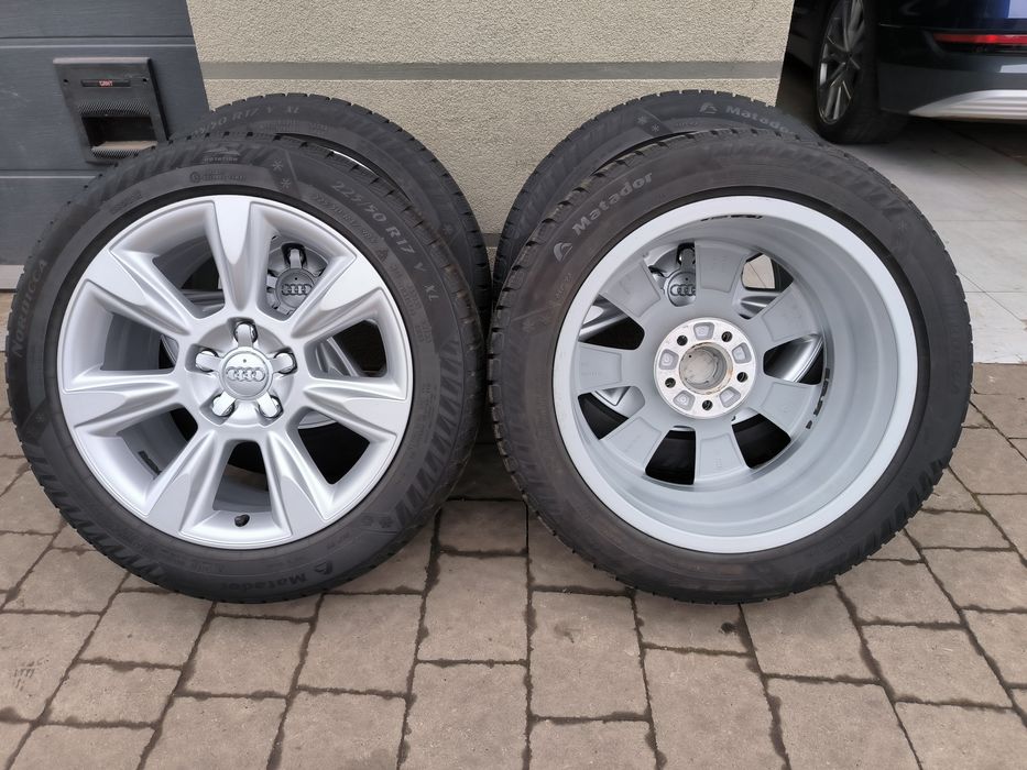 Диски оригінал Audi r17 5x112 з резиною