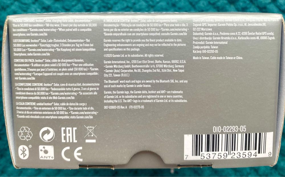 Zegarek Garmin Instinct Solar