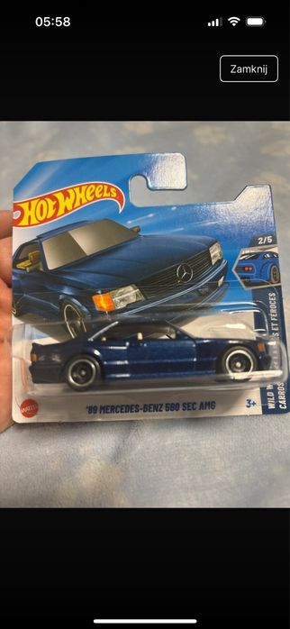 Hot wheels zestaw 6 autek ze zdjecia