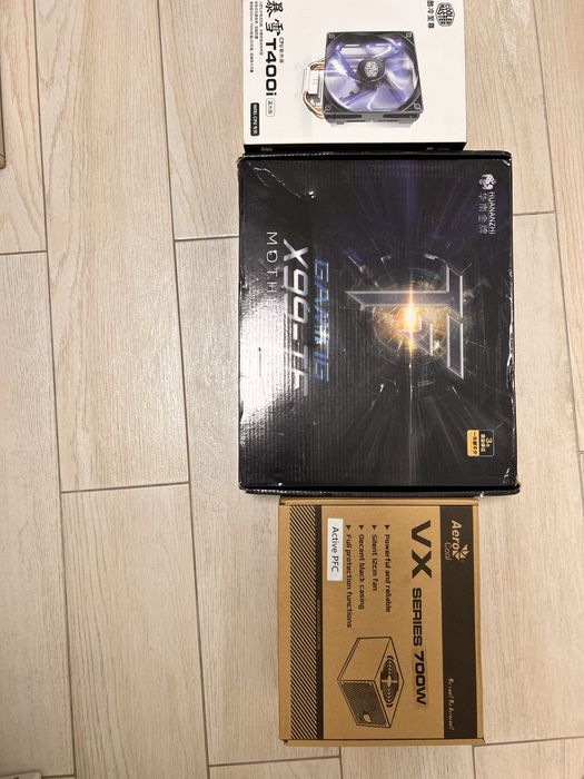 E5-2678v3 + huananzhi x99-tf + 32gb 1600mhz + coller master t400i + бж