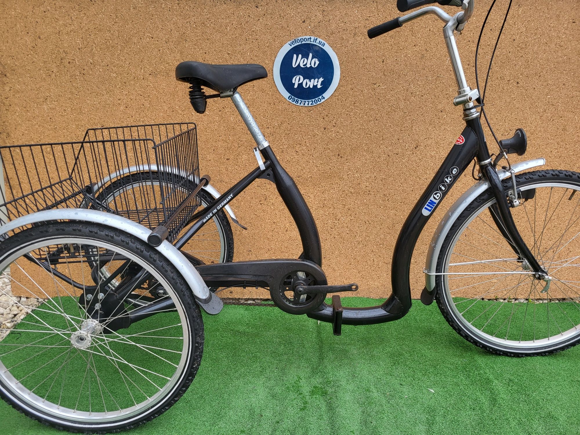 Трьох колісний складний велосипед LinBike / Планетарна втулка