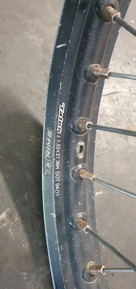 koło Przód Felga obręcz piasta Talon T3 Honda CRF 250 CRF 450 os 20 mm
