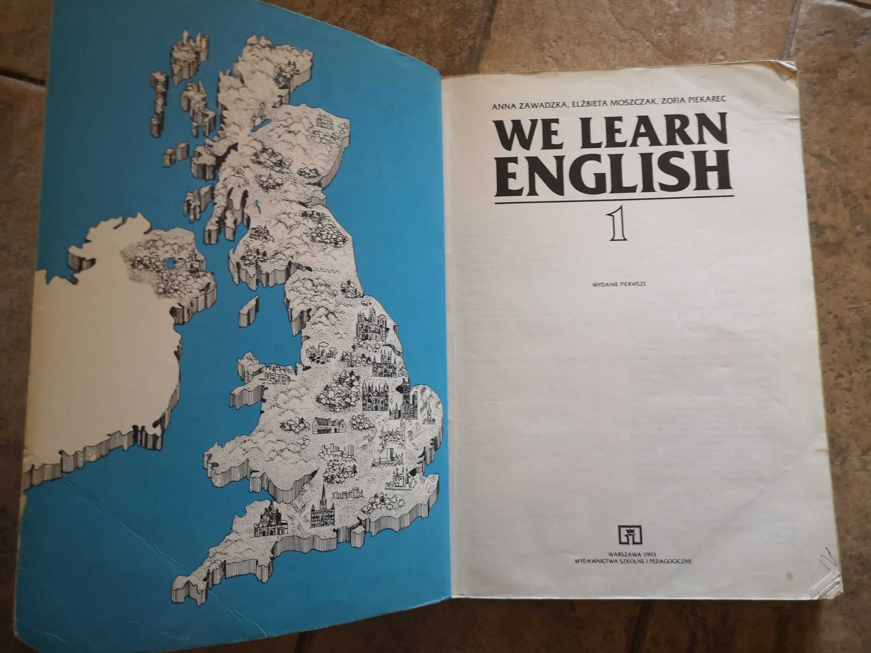 WE LEARN ENGLISH 1 podręcznik WSiP wyd I, 1993