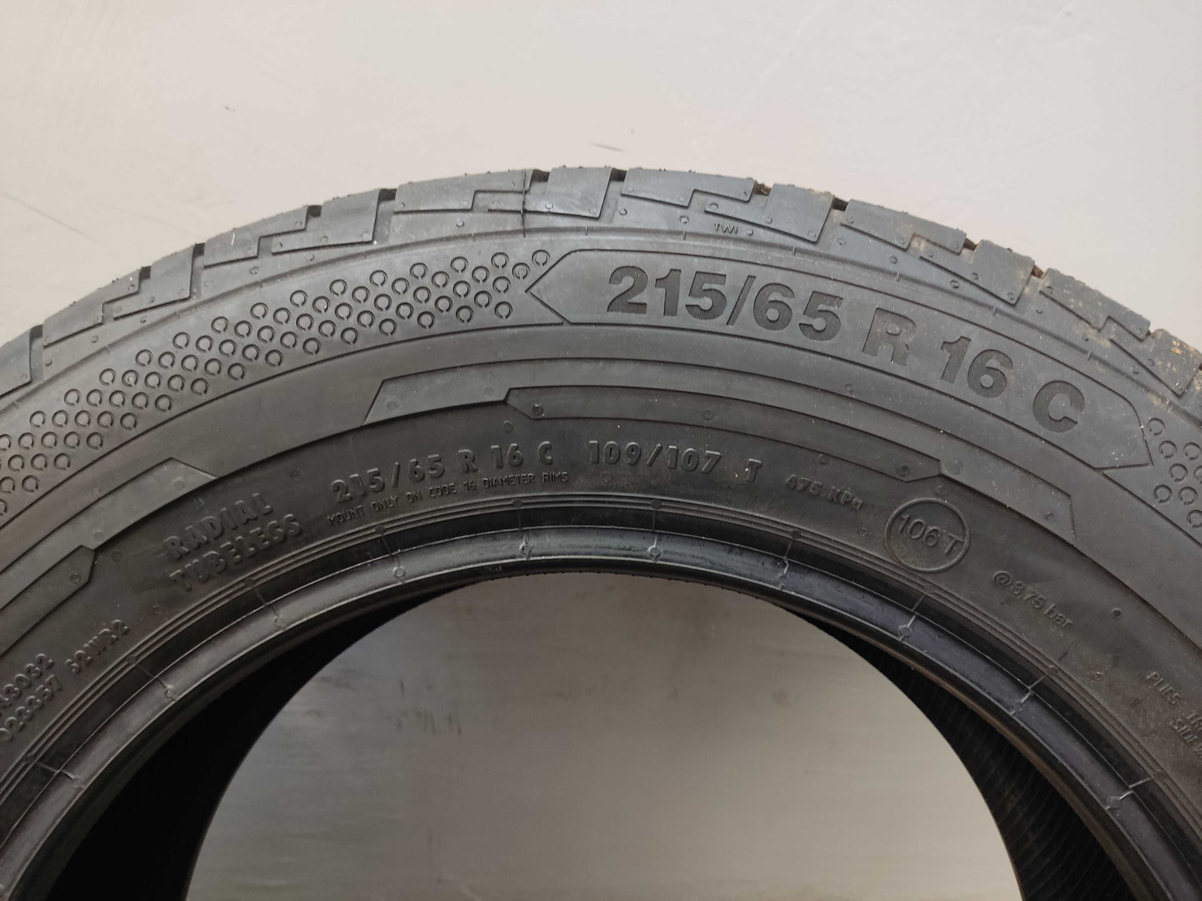4x215/65R16C Continental ContiVanContact 100, NOWE, 2024 rok